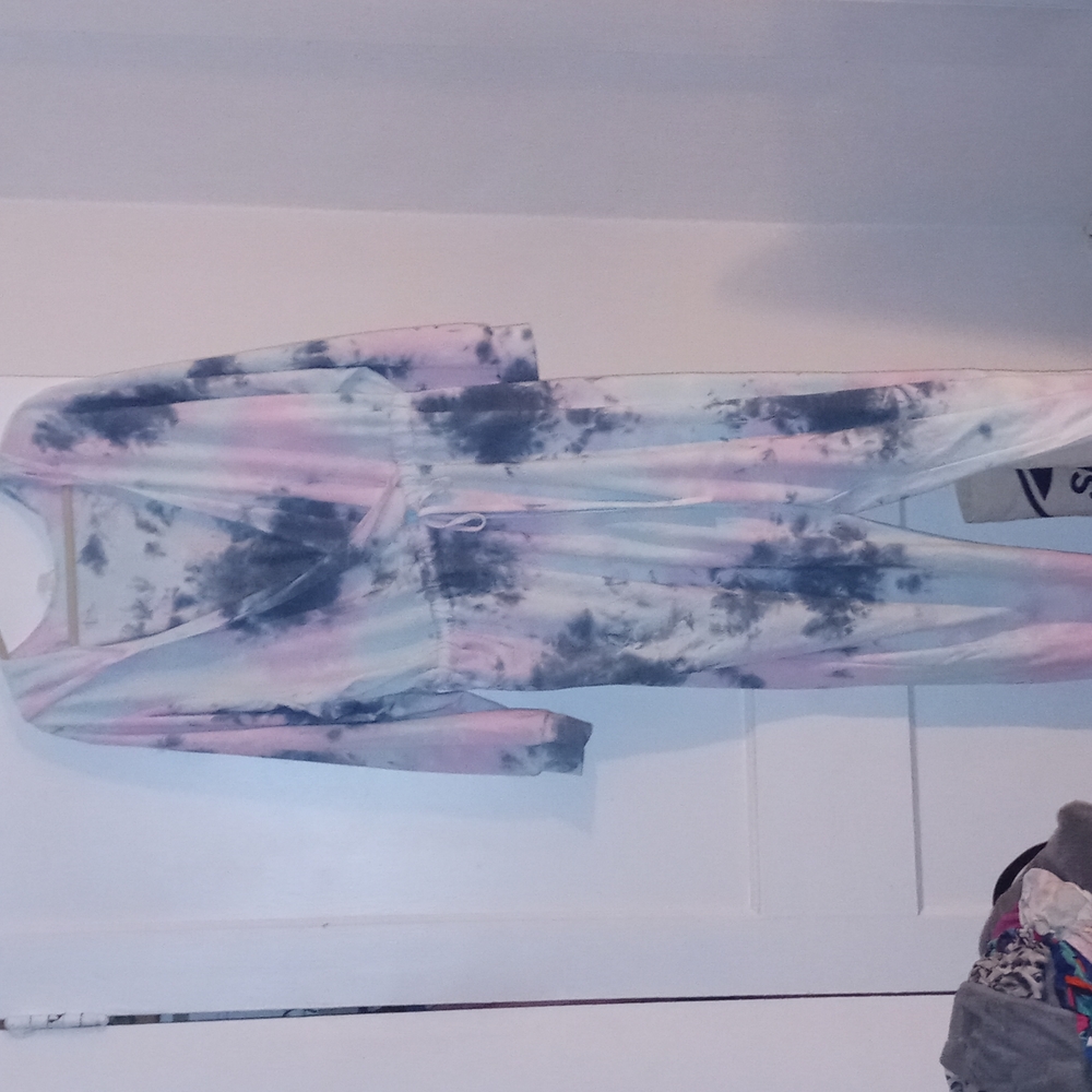 Tie dye romper hoodie